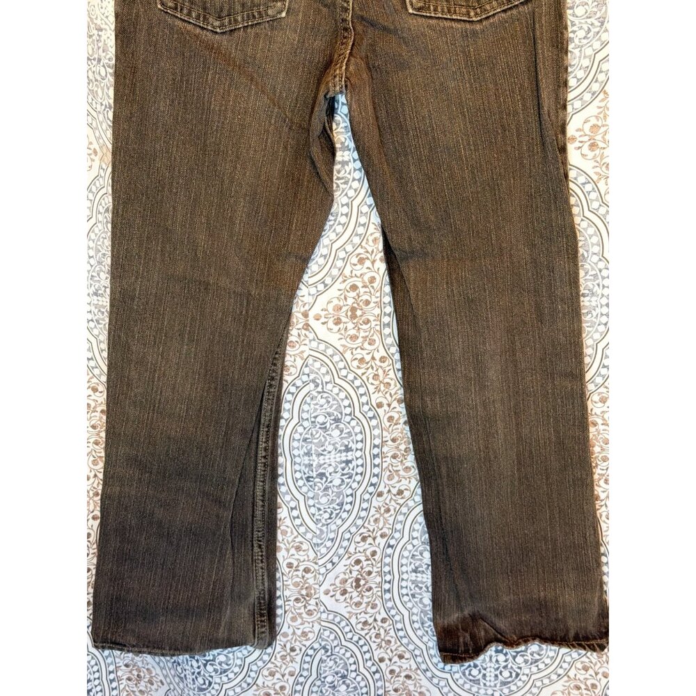 Gap Straight Fit Brown Denim Jeans Size 10 Pre-Owned - Picture 7 of 11